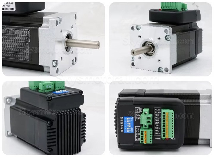 Nema 34 60mm 48V 440W Integrated AC Servo Motor JMC iHSV86-30-44-48 1.4N.m 3000RPM